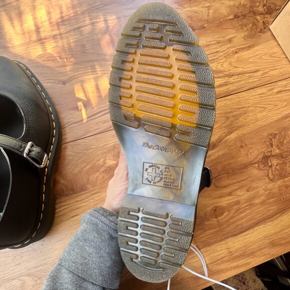 Dr Martens BRAND-NEW Elphie Virginia Leather Mary Jane Shoes Women's Sz 7 - Picture 11 of 13